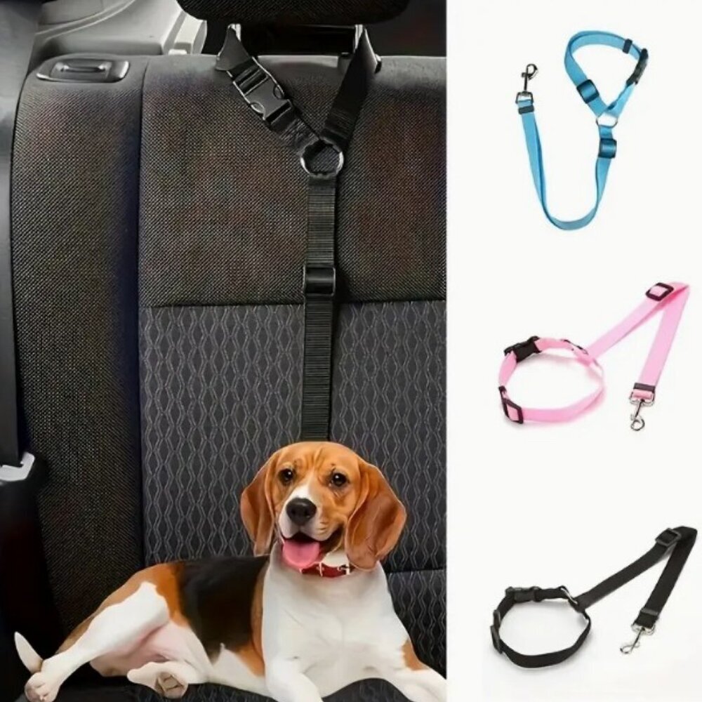 BRAND NEW DOG SEATBELT - PURPLE - Picture 3 of 4
